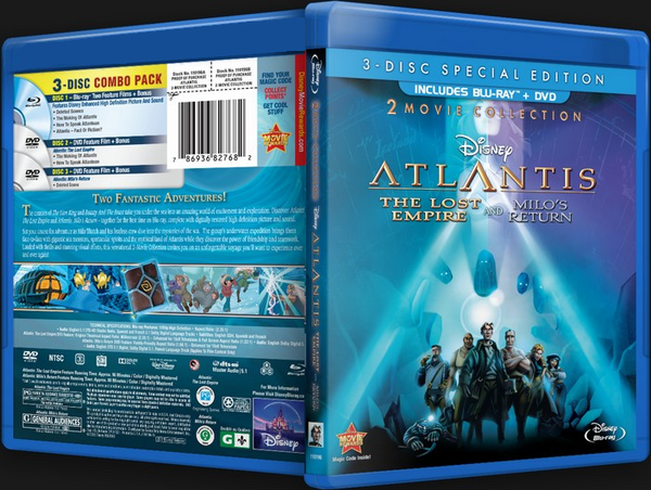Атлантида 2: Возвращение Майло / Atlantis: Milo's Return (2003) BDRemux 1080p от FREEISLAND