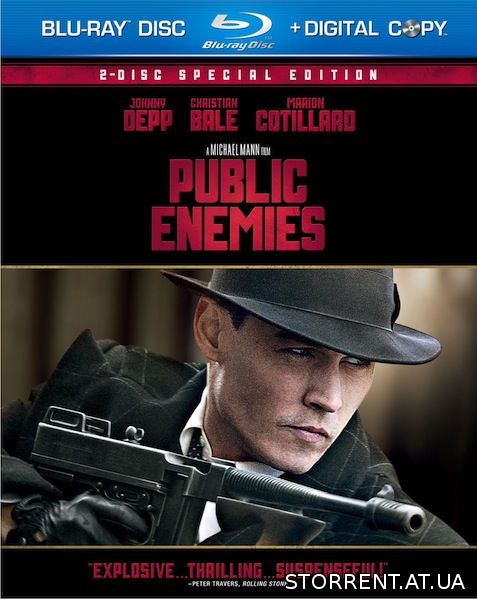 Джонни Д. / Public Enemies (2009) BDRip 720p от Leonardo and Scarabey