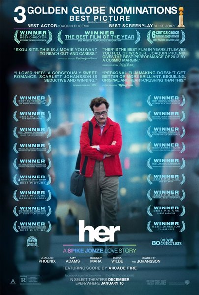 Она / Her (2013) HDRip